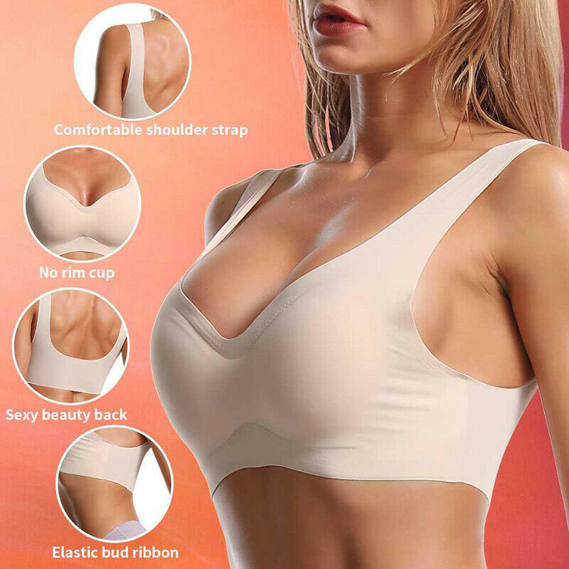 2 Pack Ultimate comfort non wire seamless bra image 2