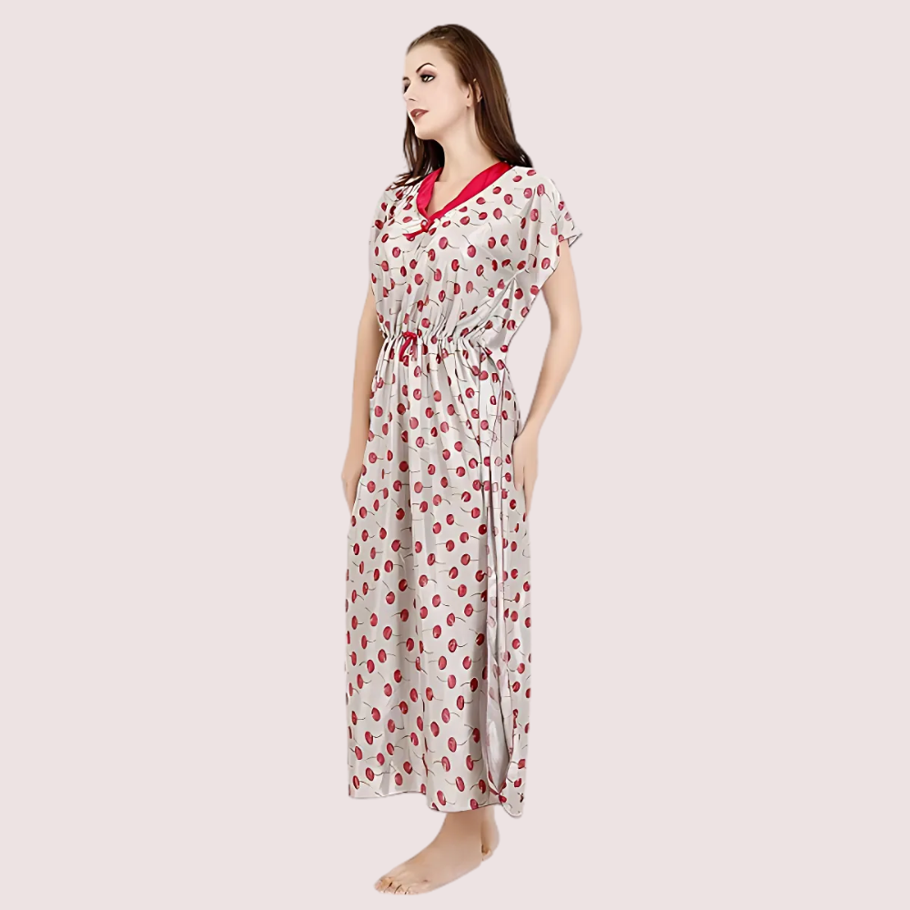 Luxurious Satin Maxi Sleepwear for Women image 2