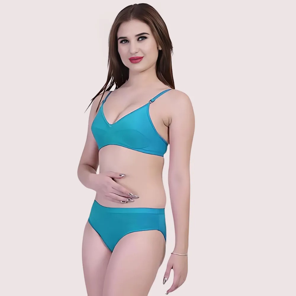 Women's Non-Padded Bra Panty Set (2 pack) image 2