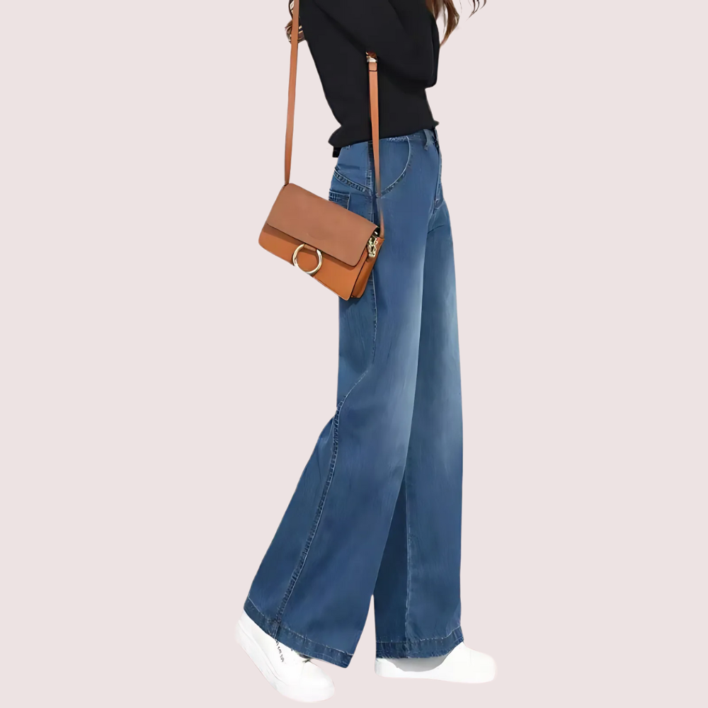 Women's Classic High Waist Wide Leg Jeans image 3