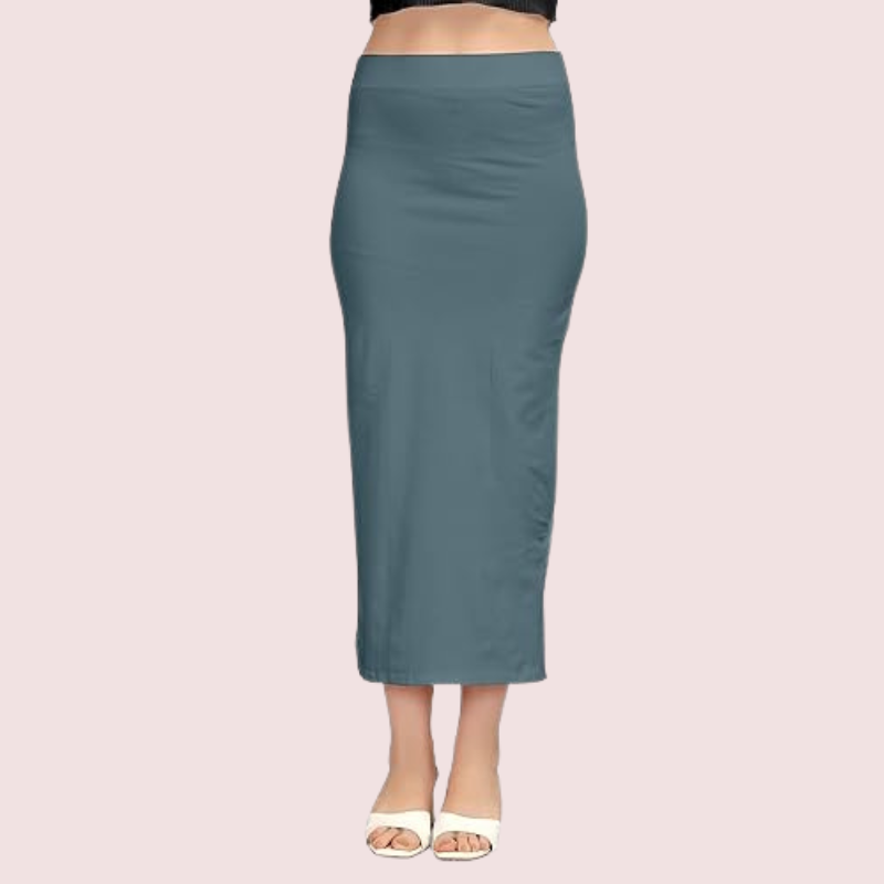 French Daina Cotton Blend Saree Shapewear image 2