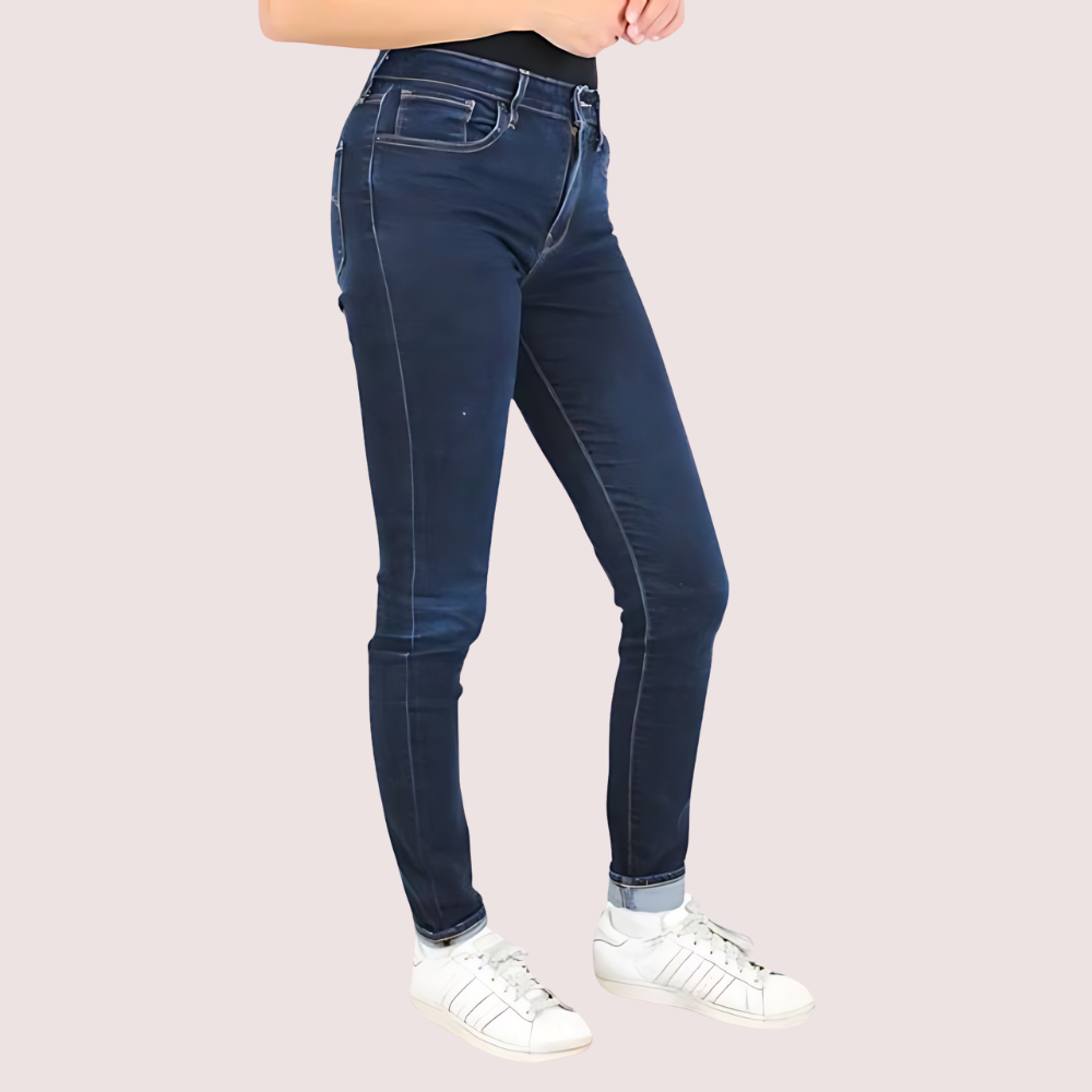 Elegant Women's Skinny Fit Slim Denim Pants image 2