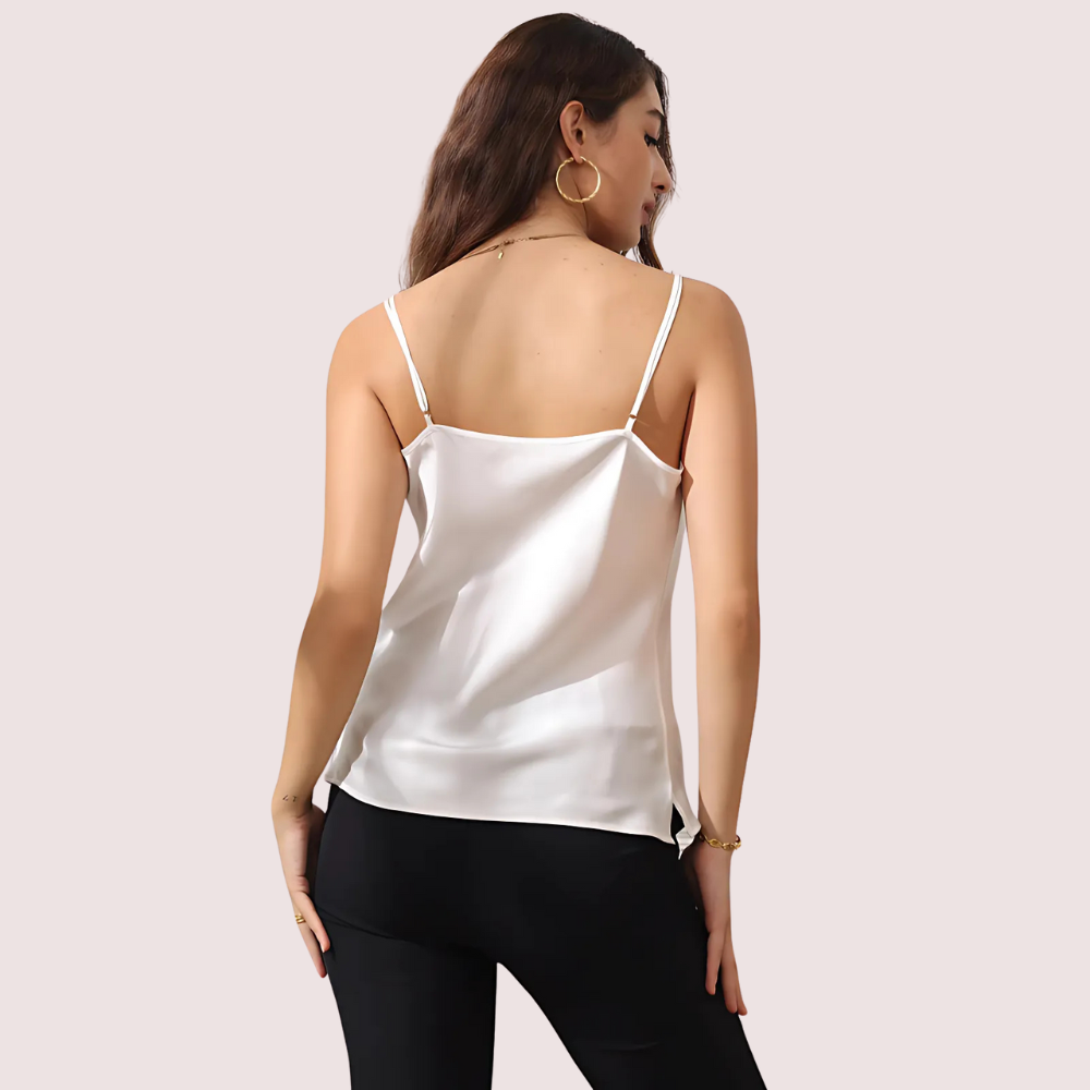 Premium Silk Cowl Neck Camisole for Layering image 2