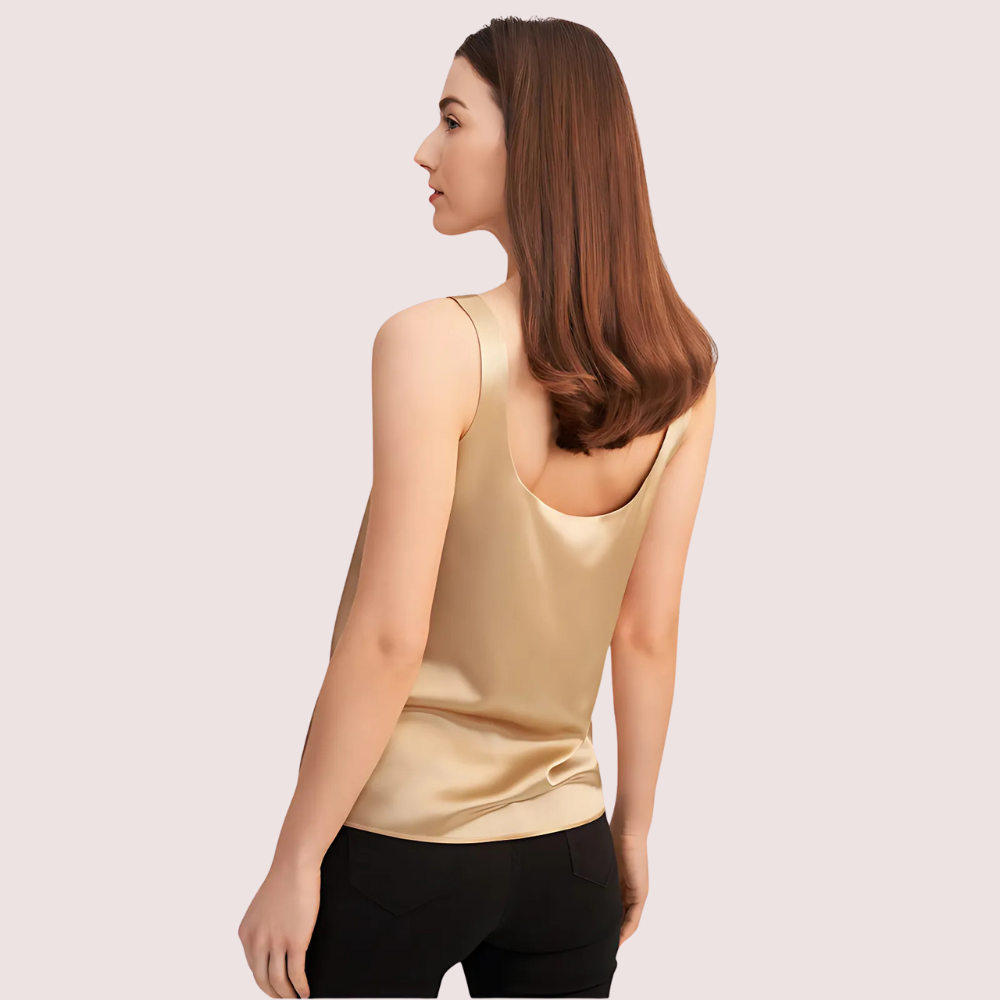 Silk Elegance Spaghetti Strap Tank Top image 2