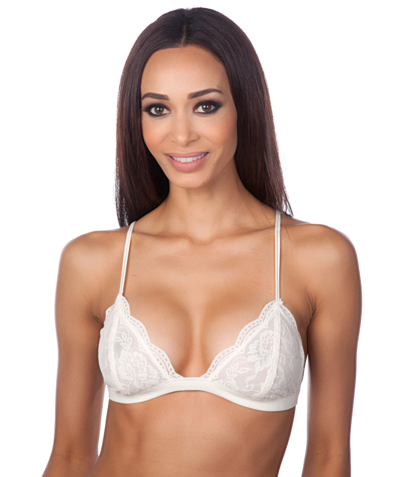 2 Pack soft stretch lace bralette image 2