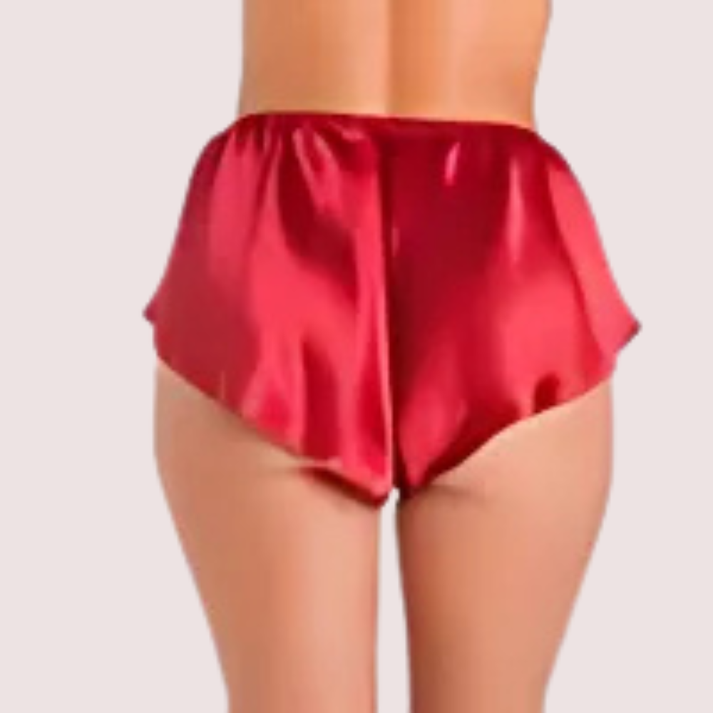 Opulent Silk Satin French Knickers image 2