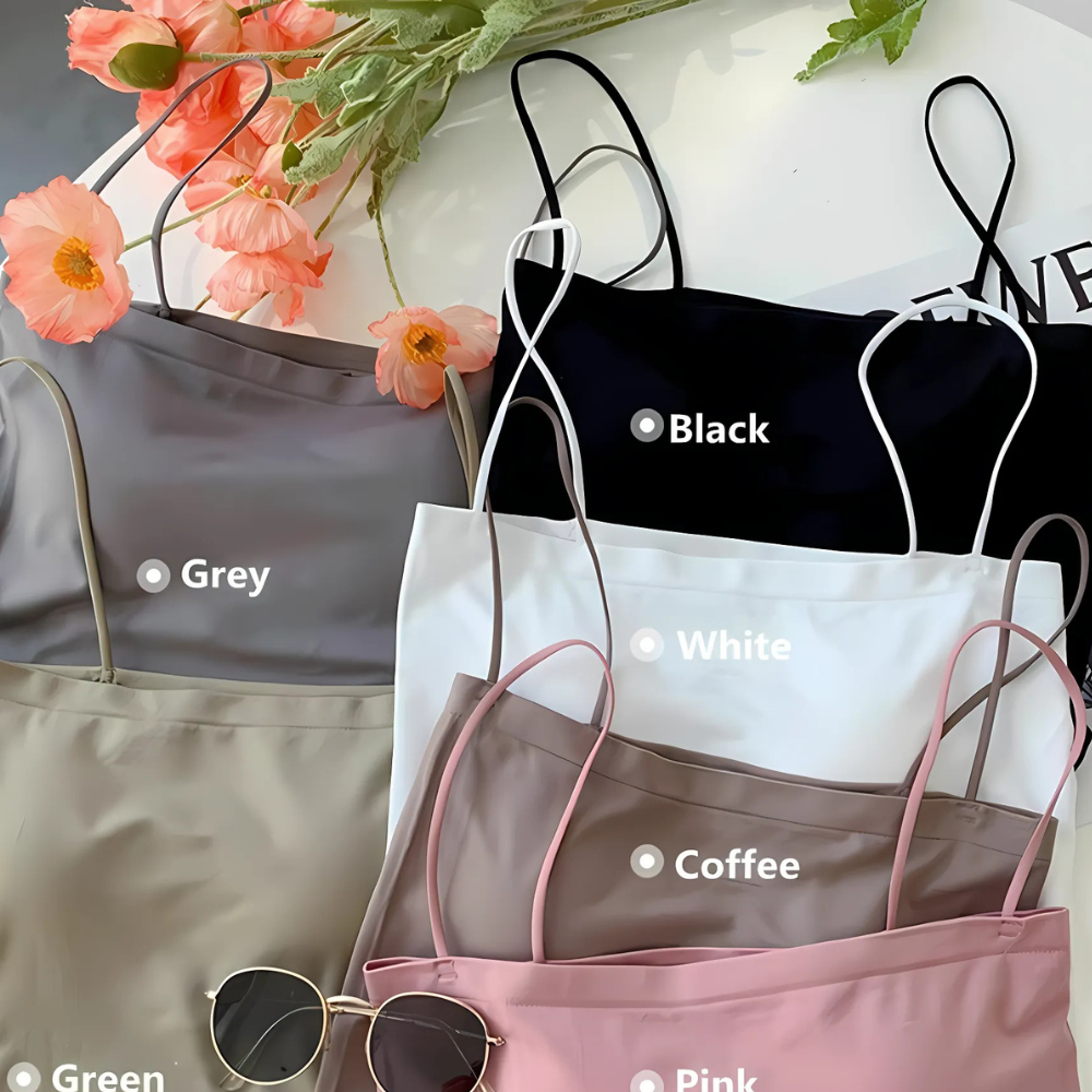 Ease Fit Lightly Padded Camis – 2 Pack image 3