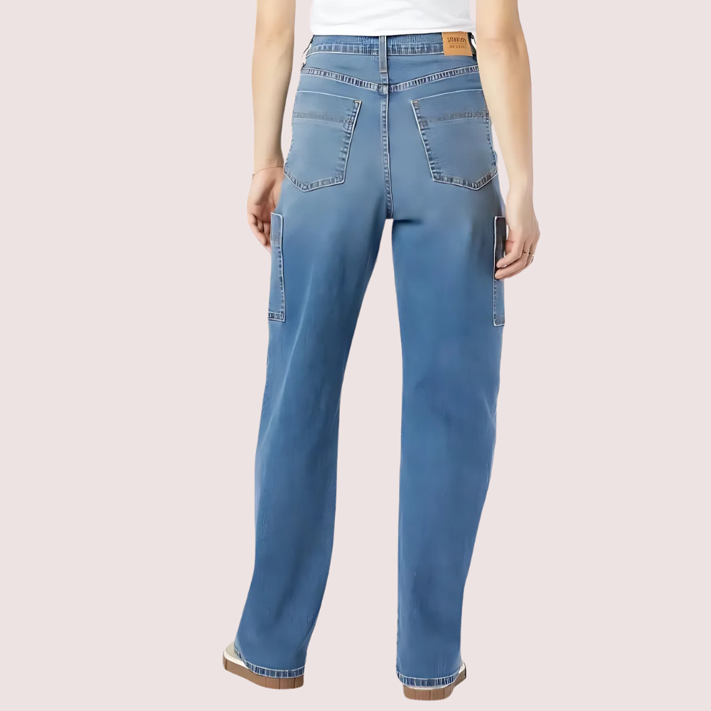Women's Heritage Utility Loose Fit High Rise Jeans image 2