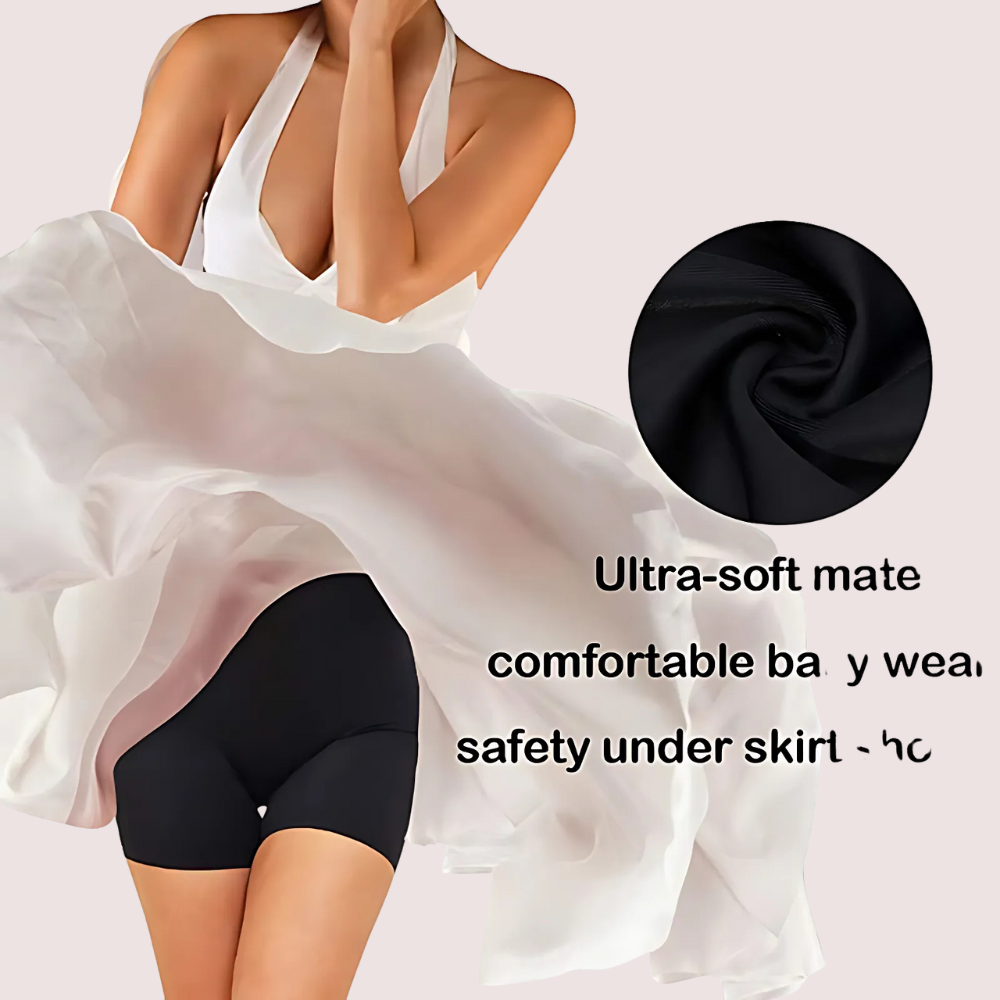 Super Comfort Black Seamless Shorts image 3