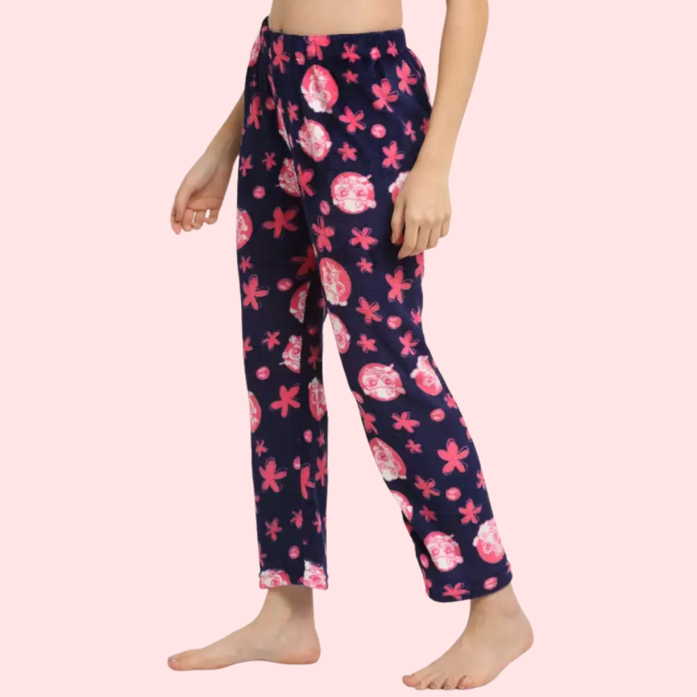 Ladies Winter Warm Printed Pajamas – Pack of 2 image 2