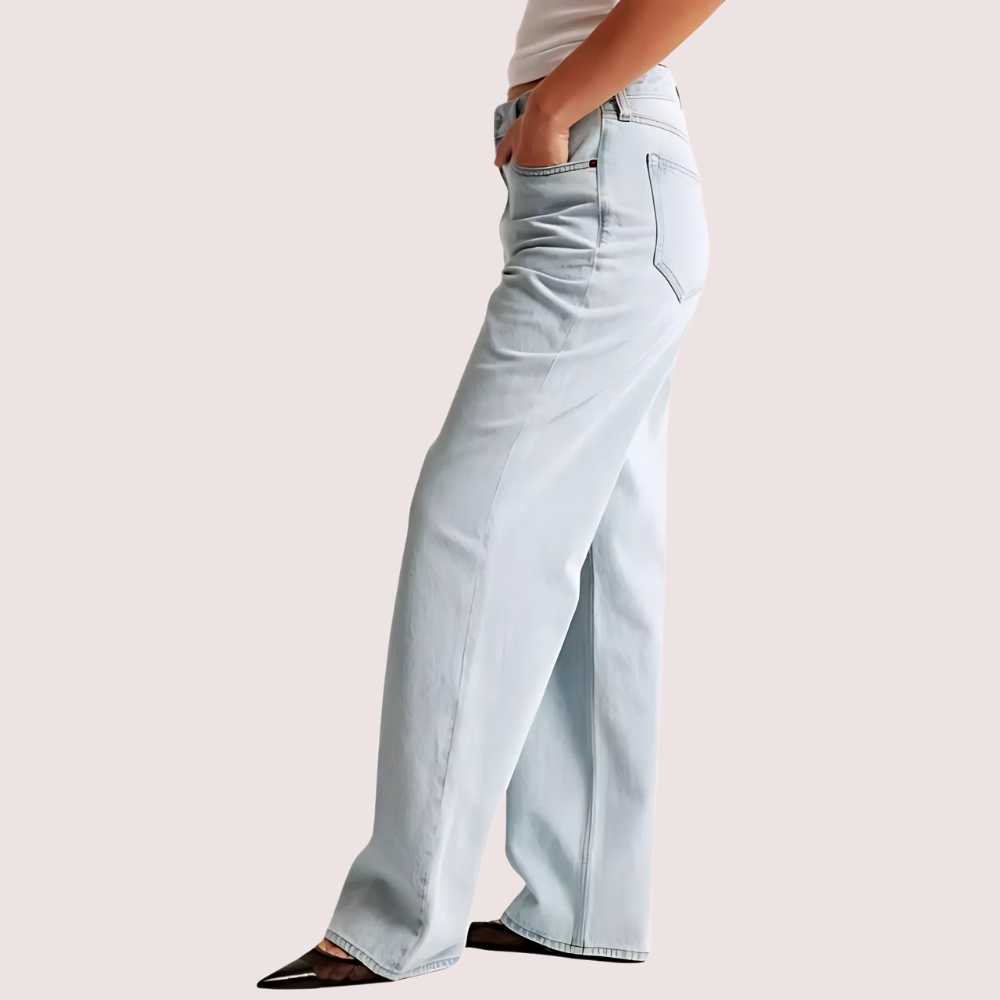 High Rise Loose Fit Denim for Curvy Women image 2