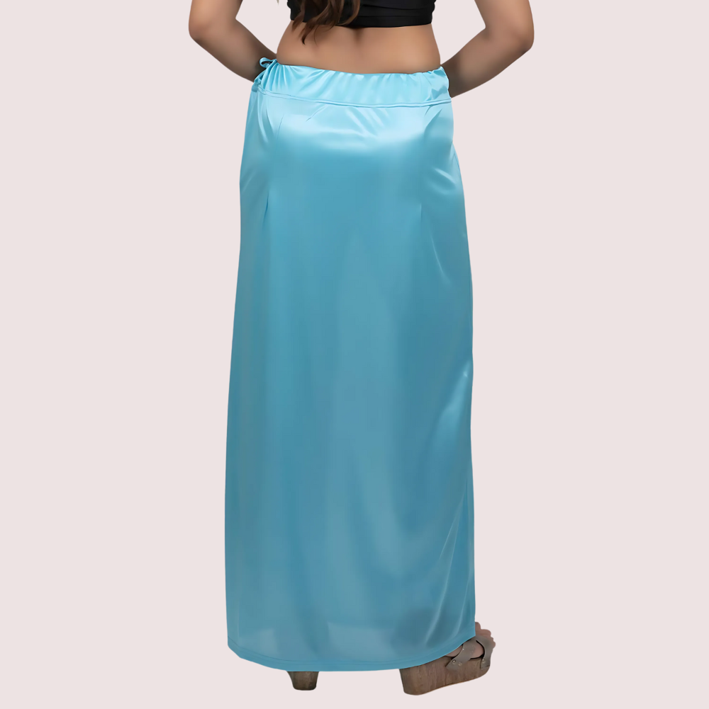 Ladies' Silk Slip Saree Glossy silk Underskirt for her image 2