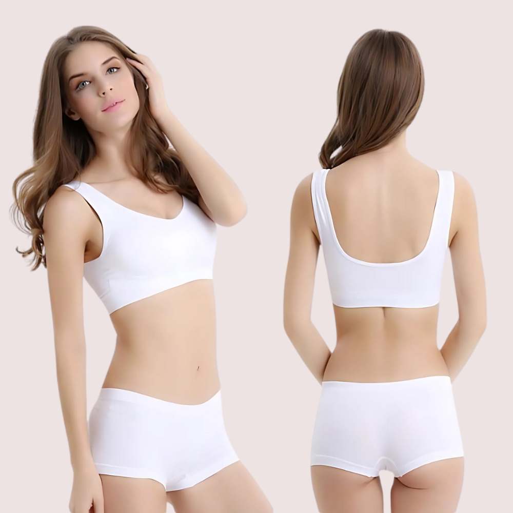 Medium Impact Sports Bra Boyshort Set image 3