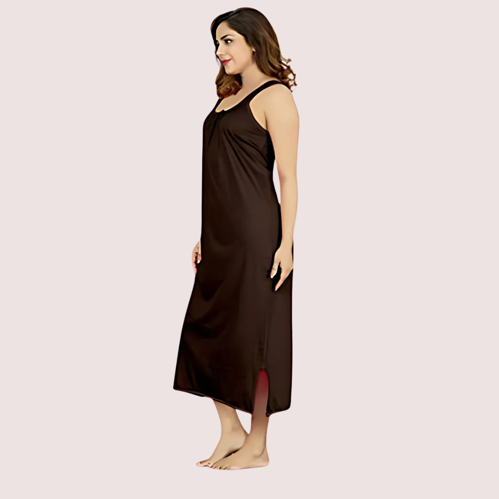 Women's Long Cotton Nightgown Slip image 2