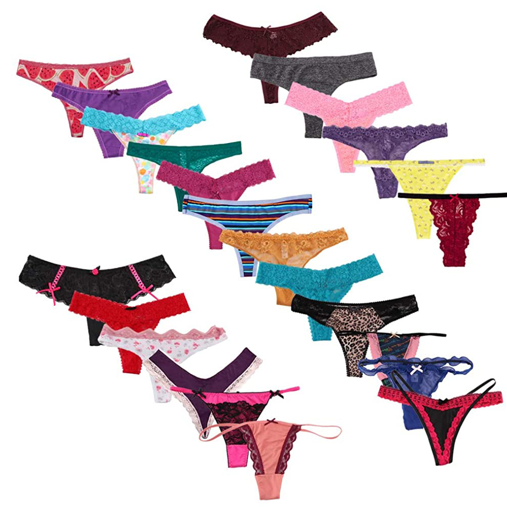5 pack sexy thong Variety Pack image 2