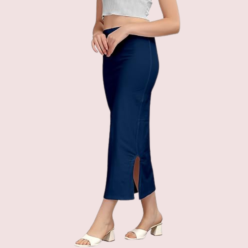 French Daina Cotton Blend Saree Shapewear image 4