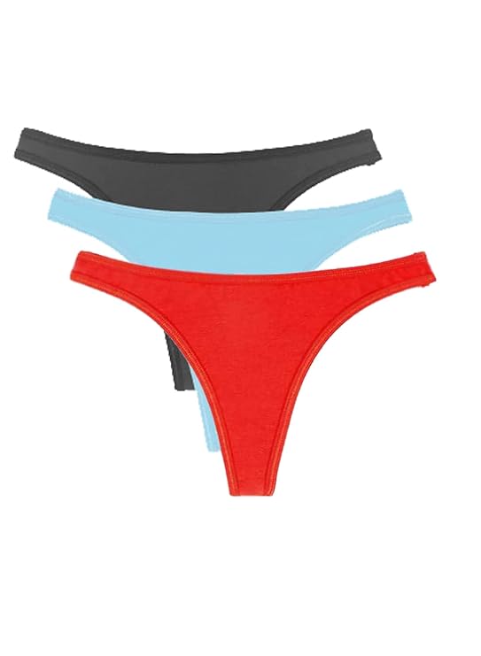 3-Pack Women's Everyday Thong Panty Set image 2