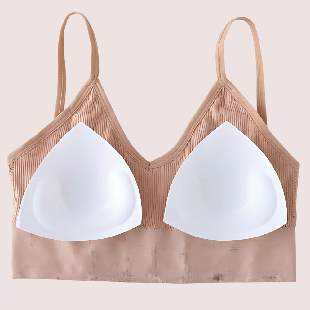 2 Pack Medium impact padded Sports bra image 3