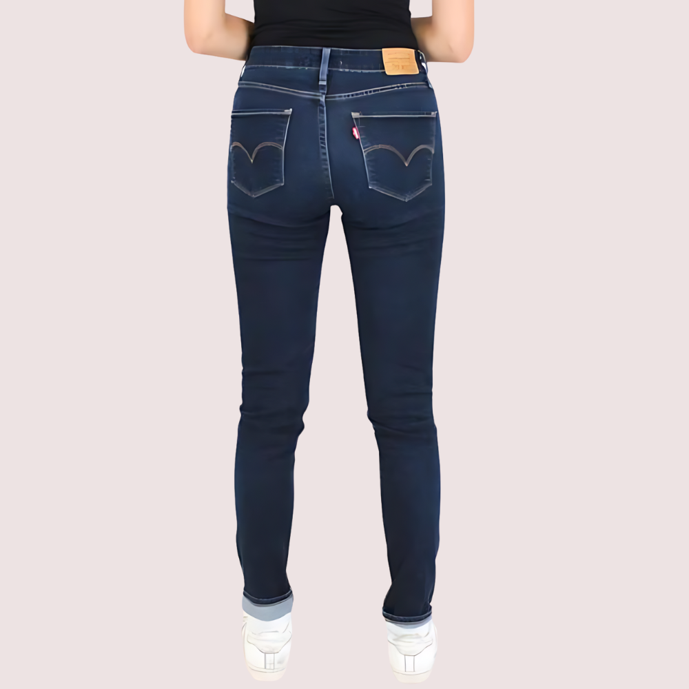 Elegant Women's Skinny Fit Slim Denim Pants image 3
