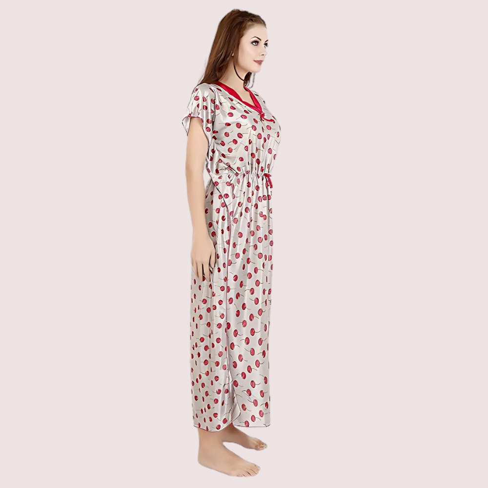 Luxurious Satin Maxi Sleepwear for Women image 3