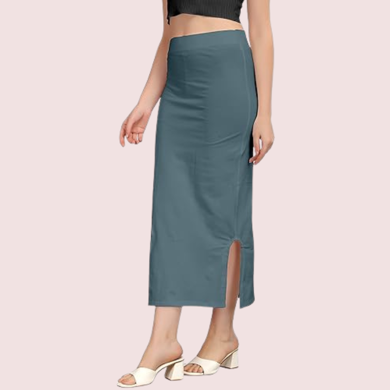 French Daina Cotton Blend Saree Shapewear image 4