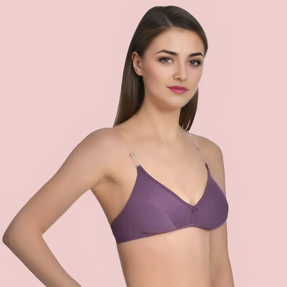 Bliss Wear Non-Wired Padded Bra Essentials – 6 Pack image 5
