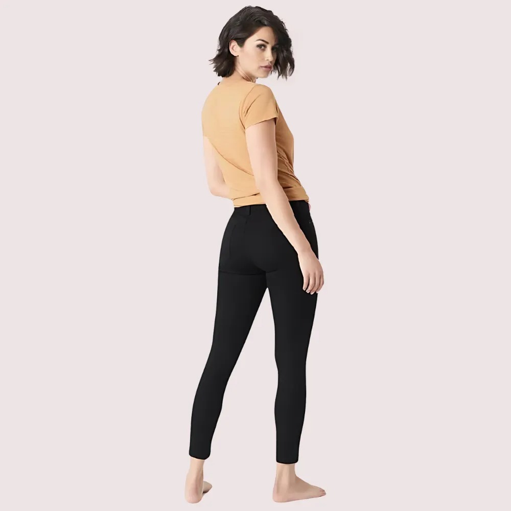 Women's Sleek Silhouette Black Skinny Fit Jeans image 2