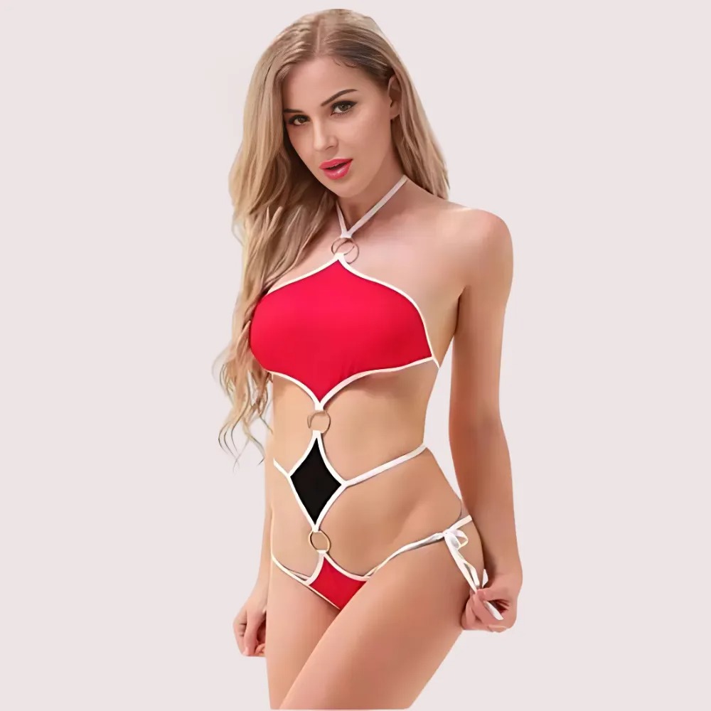 Enchante Lace Elegance Babydoll Ensemble