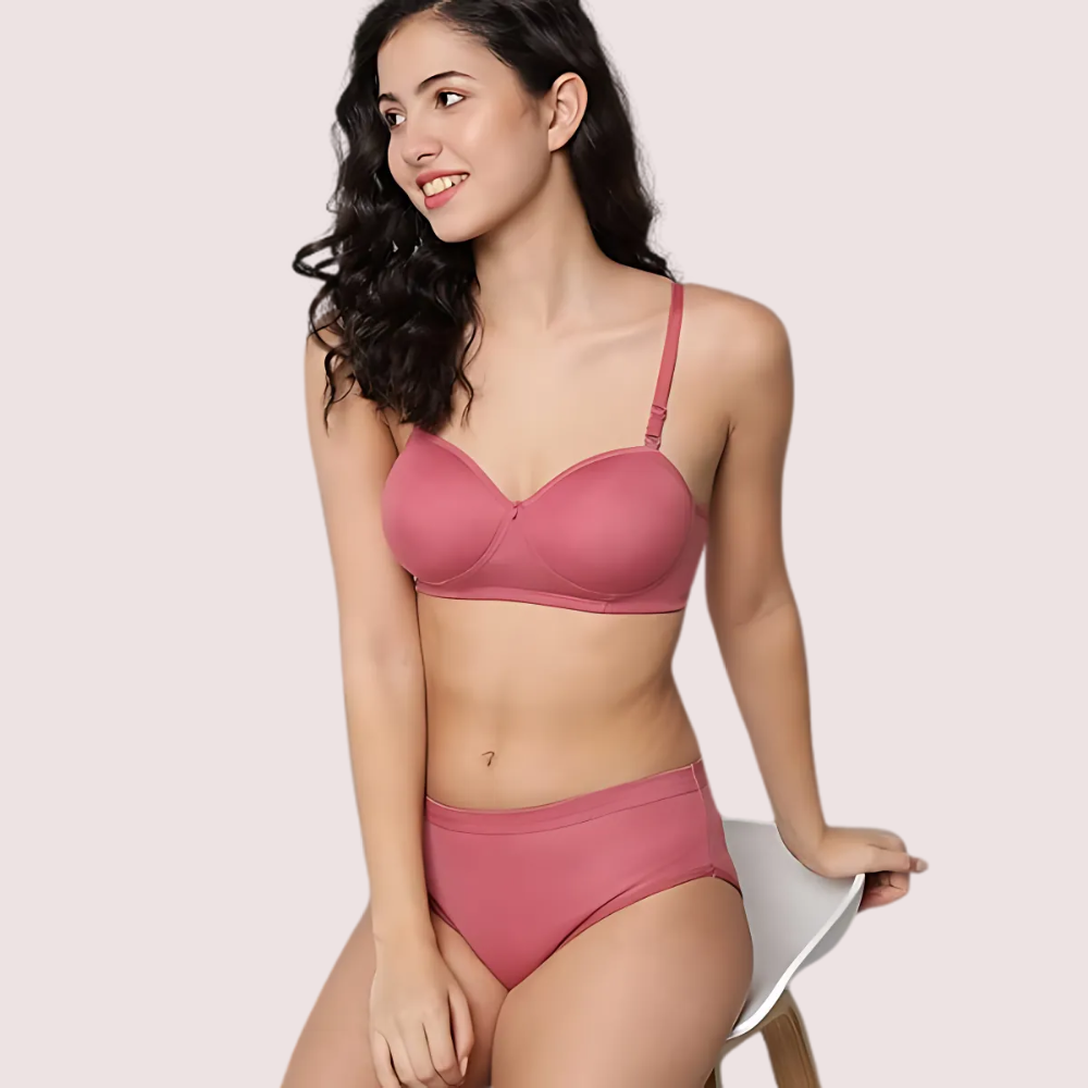 Casual Chic Cotton Bra Panty Set (2 pack) image 2