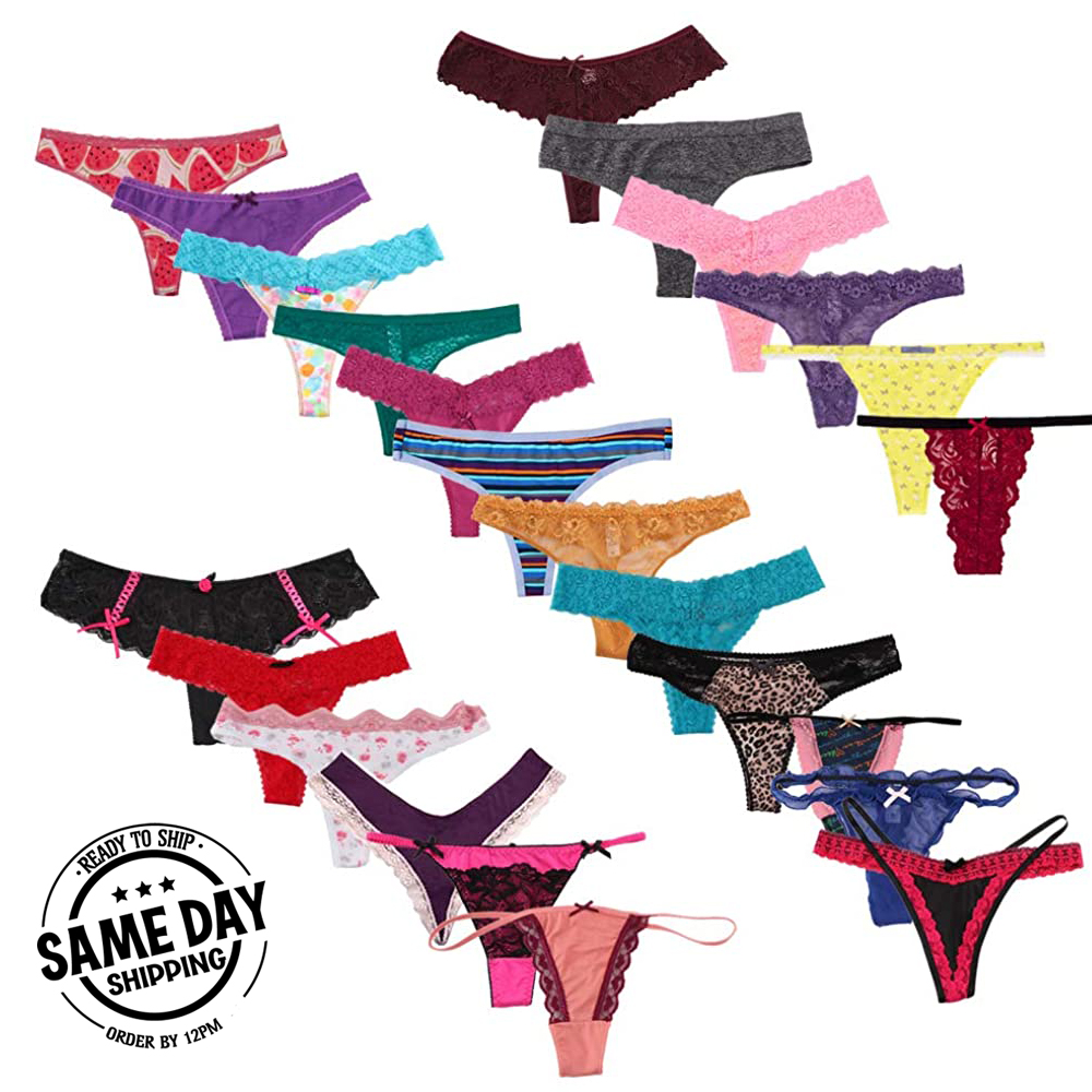 5 pack sexy thong Variety Pack image 3