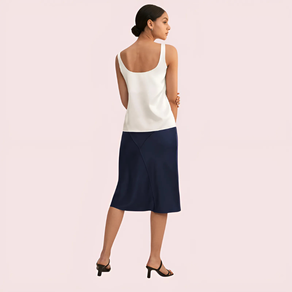 Silken Elegance Lace-Trim Camisole image 2