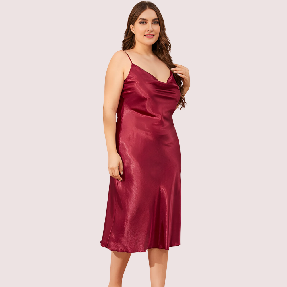 Plus Size Classic Satin Sleepwear (4XL–5XL) image 2