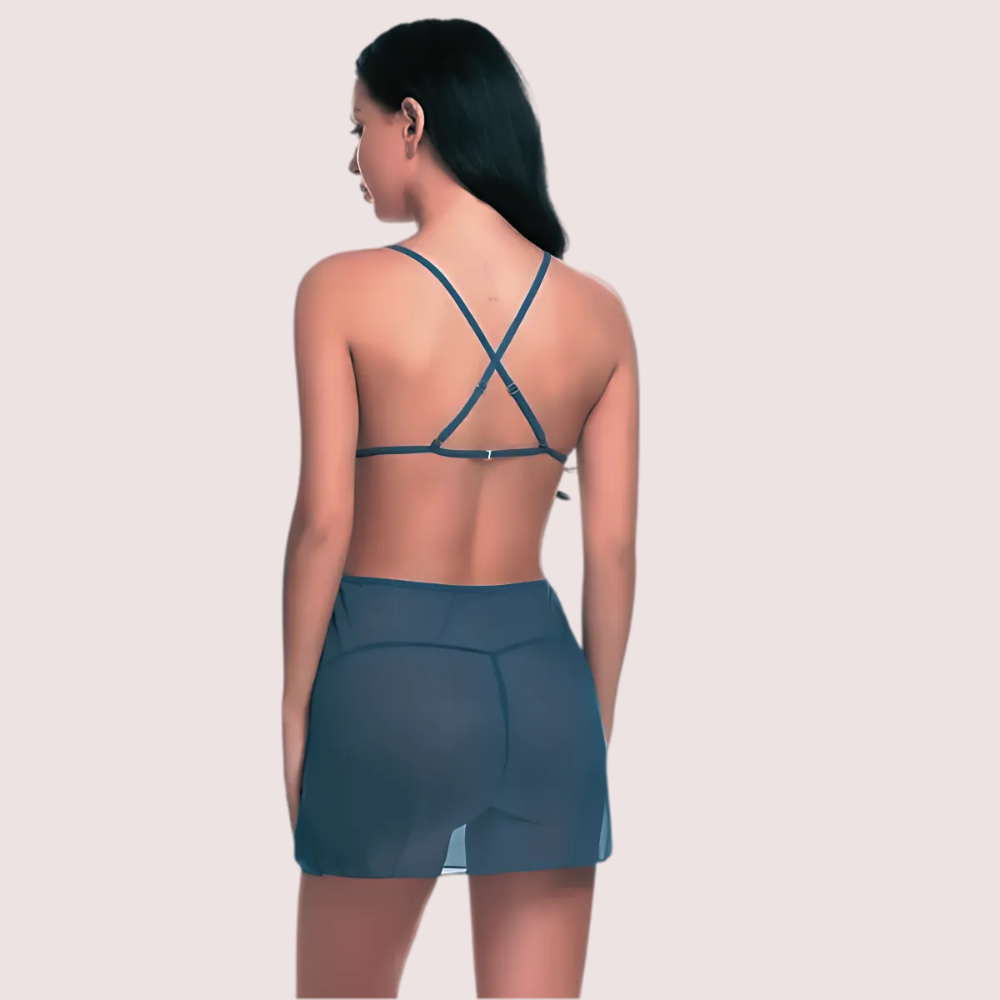 Sheer Babydoll Nightdress for Women image 3